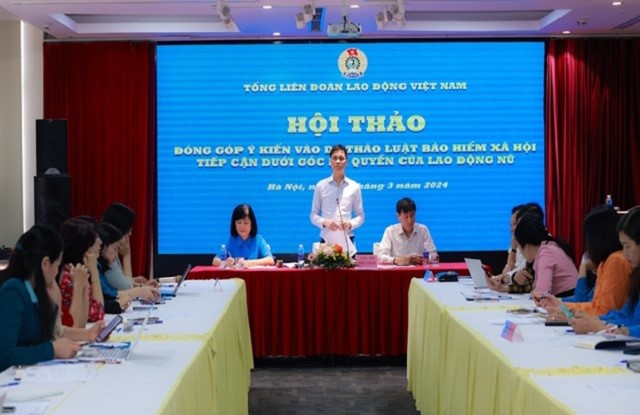 Vai trò của tổ chức Công đoàn trong việc tham gia và bảo vệ quyền lợi cho lao động nữ trong lĩnh vực Bảo hiểm xã hội
